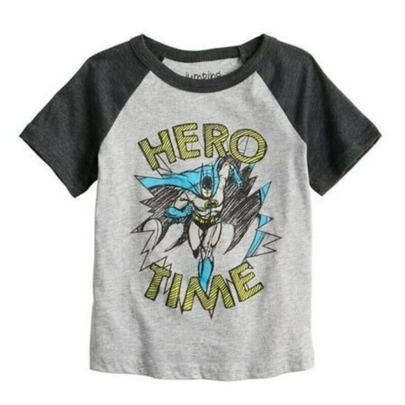Toddler Boy Jumping Beans DC Comics Batman Hero Time Graphic Tee 3T - Picture 1 of 1